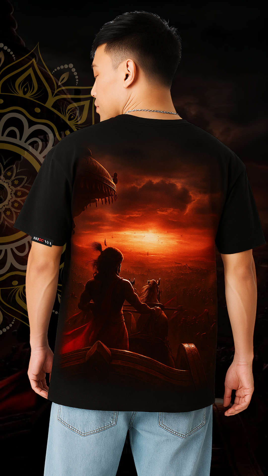 Vasudev Karmbhoomi – Eclipse Black (Oversize)